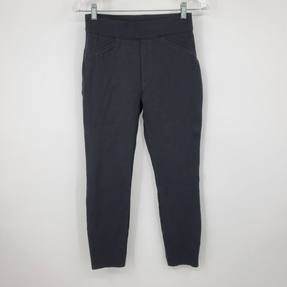 Spanx The‎ Perfect Pant Black Ankle Backseam Split Women's Pants Small